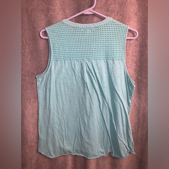 Bass sleeveless shirt size Large color teal - Picture 2 of 3
